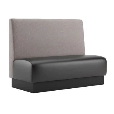 카페 레스토랑 2인용 가죽 부스 좌석